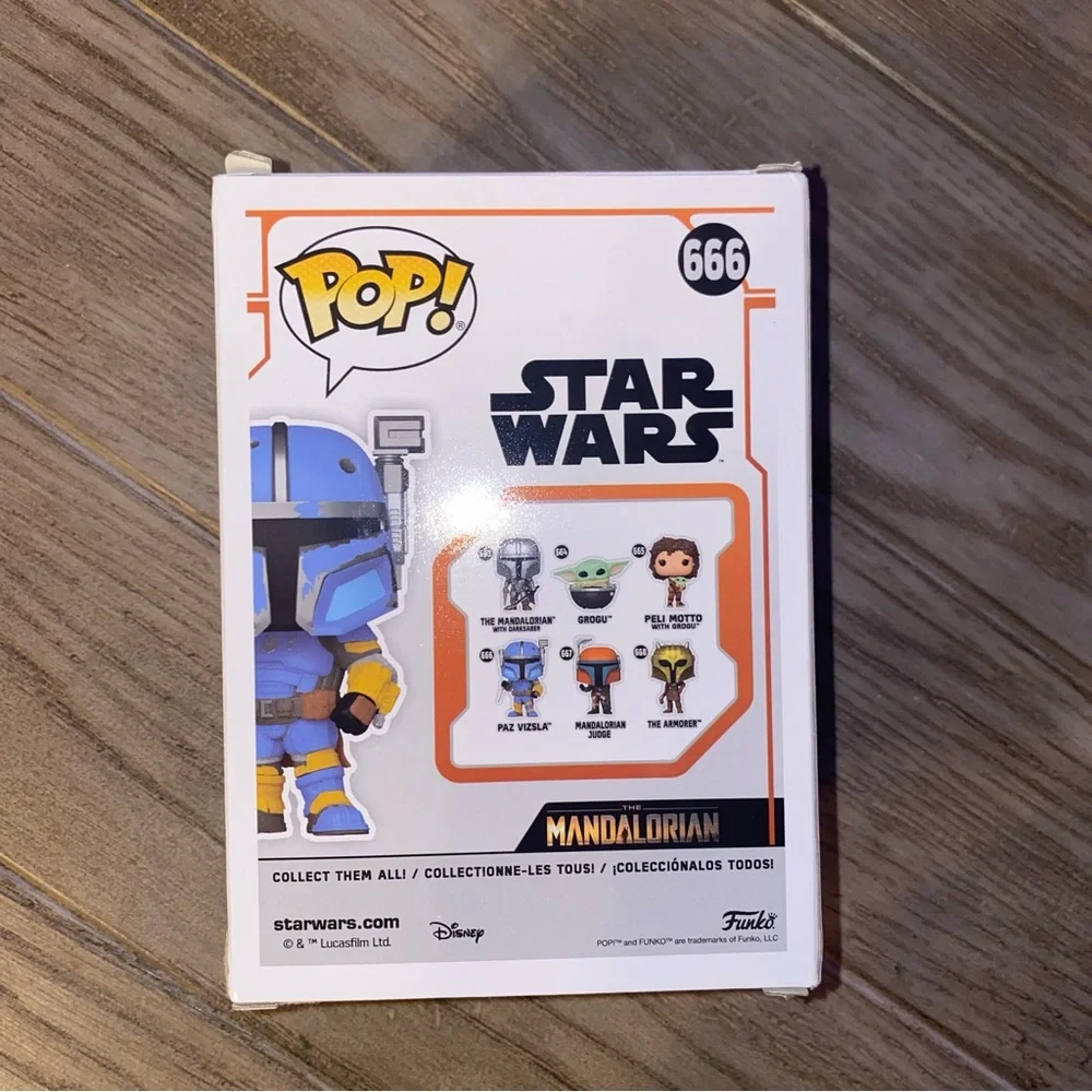 Star Wars: The Mandalorian: Paz Vizsla Funko Pop! Vinyl Figure #666 new - Picture 8 of 10